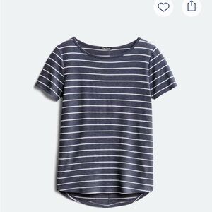 Pink Clover Blue and Black Short Sleeve Tee